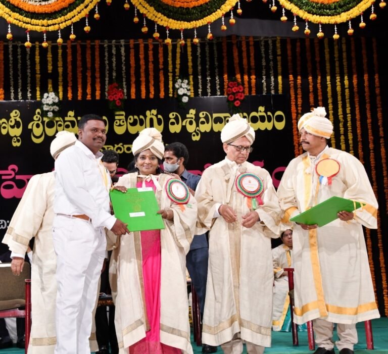 గవర్నర్ చేతుల మీదుగా డాక్టరేట్ అందుకున్న పేదింటి భిడ్డ నోముల రాజు..